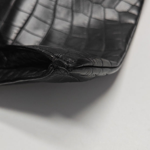 Calfskin Clutch Black