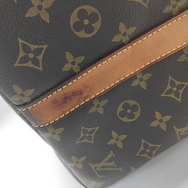 SAC SOUPLE 55 Monogram Coated Canvas Brown