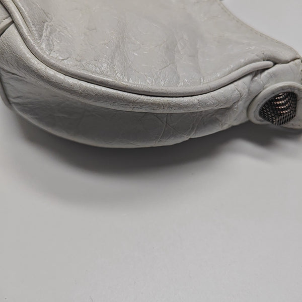 Le Cagole Small Lambskin White