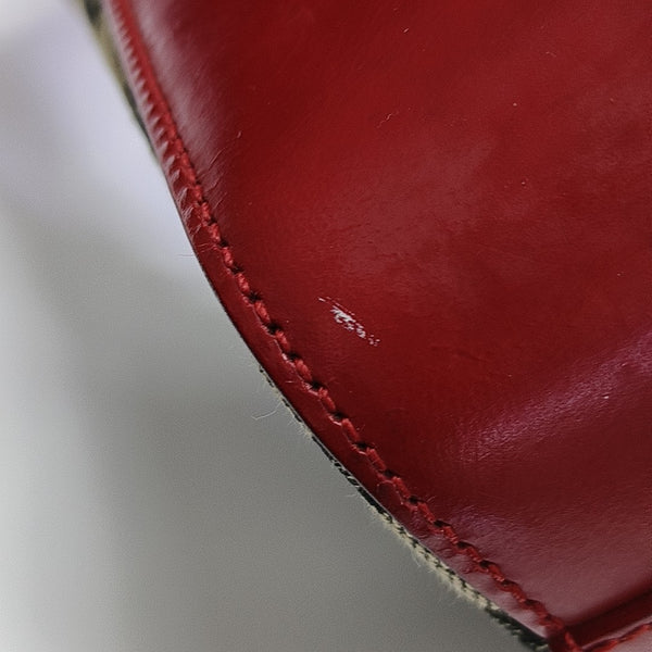 Monogram Canvas Shoulder Bag Brown