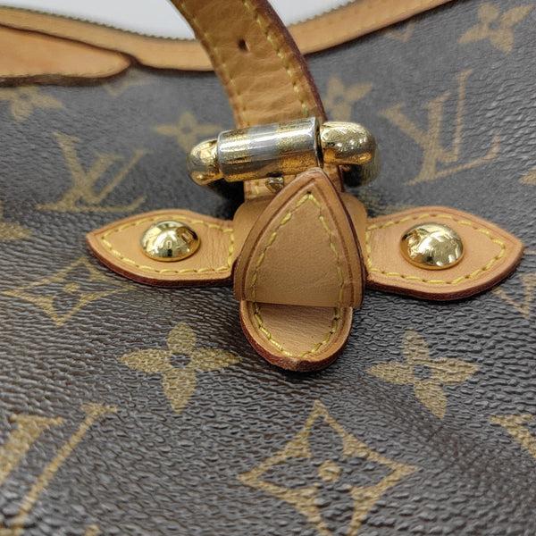 PALERMO GM Monogram Coated Canvas Brown