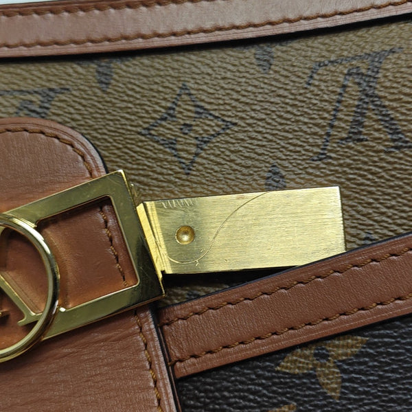 DAUPHINE MM Monogram Coated Canvas Brown