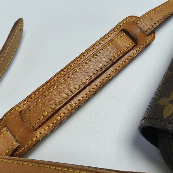 VINTAGE SAINT GERMAIN PM Monogram Coated Canvas Brown