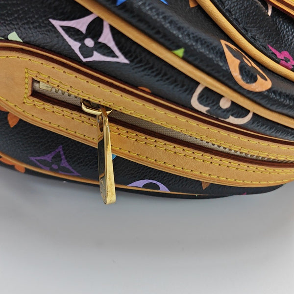 LV × TM PRISCILLA Monogram Coated Canvas Black
