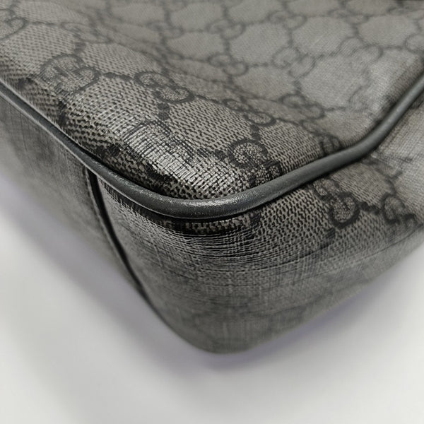 Ophidia Medium Monogram Coated Canvas Gray
