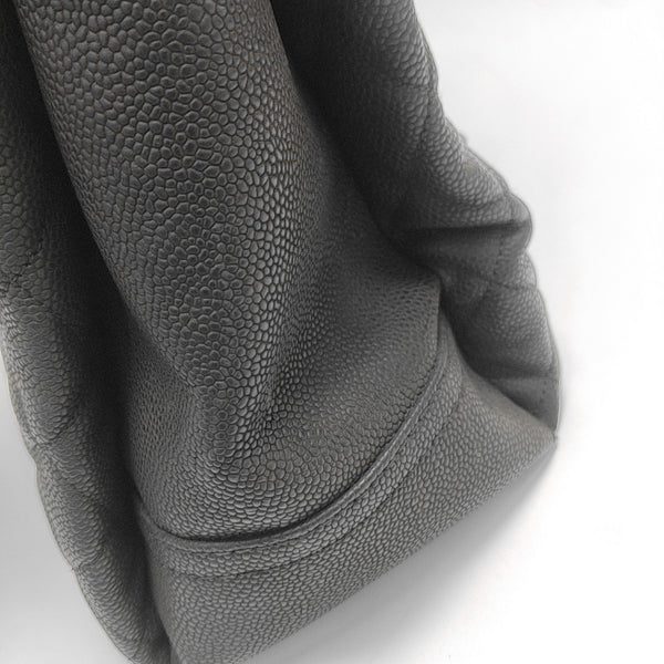 Quilted Grained Calfskin Black