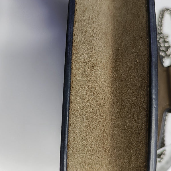 Dionysus Super Mini Monogram Coated Canvas Beige
