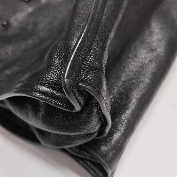 Etiquette Calfskin Black