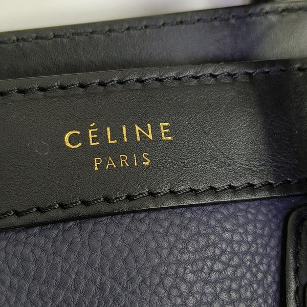 LUGGAGE Nano Calfskin Blue