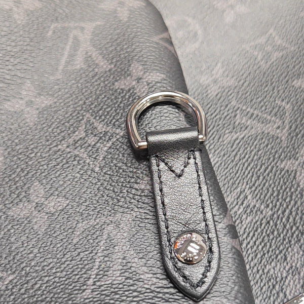 TRIO Monogram Coated Canvas Gray