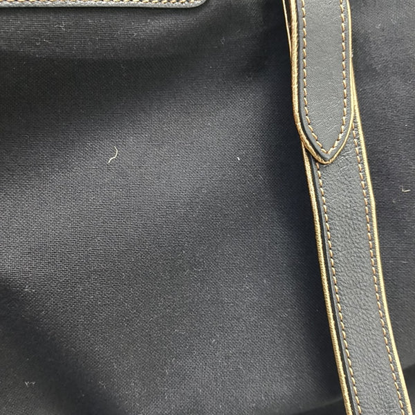 Canvas Top Handle Bag Black