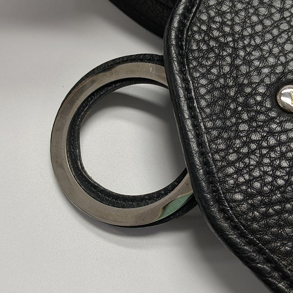 Calfskin Shoulder Bag Black