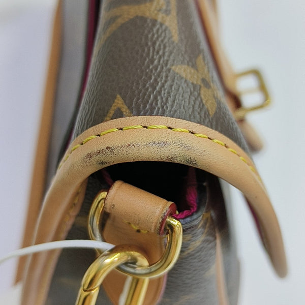DIANE Monogram Coated Canvas Brown