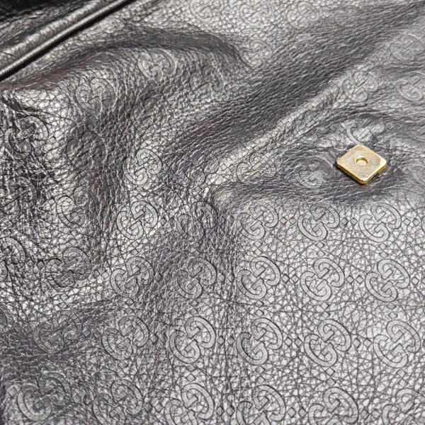 Ligne Shima Monogram Calfskin Black
