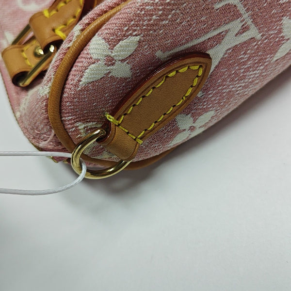 SPEEDY Nano Monogram Denim Pink