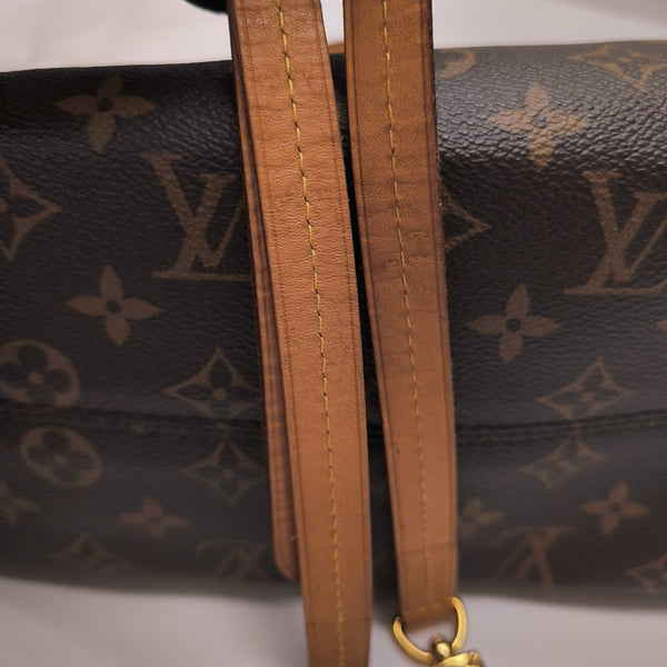 TURENNE MM Monogram Coated Canvas Brown