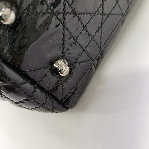Dior Soft Cannage Patent Leather Black