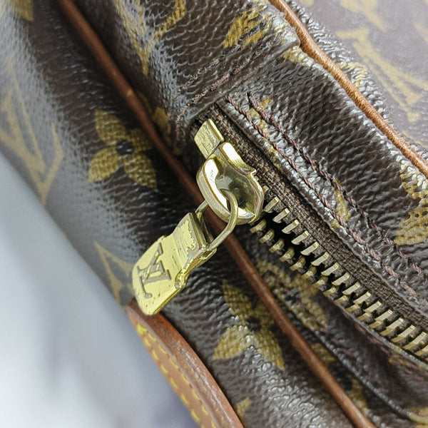 AMAZON Monogram Coated Canvas Brown