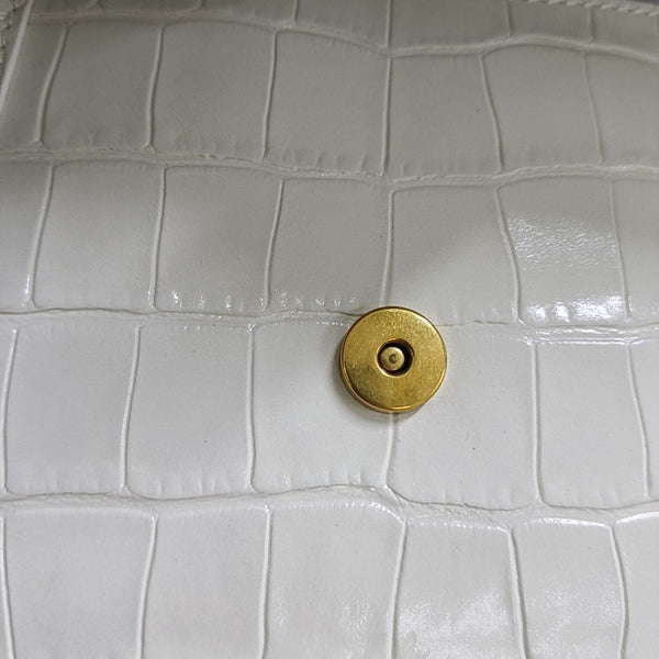 Hourglass S Calfskin White