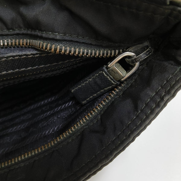 Bolso bandolera de nailon, nailon negro