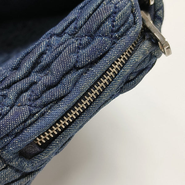 Crystal Quilted Denim Blue