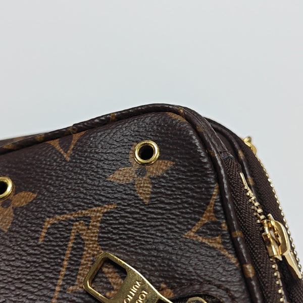 UTILITY Monogram Coated Canvas Brown