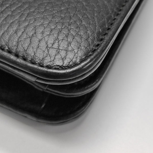 Interlocking G Small Calfskin Black