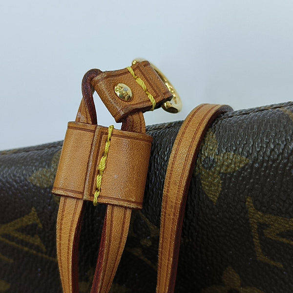 NEVERFULL MM Monogram Coated Canvas Brown