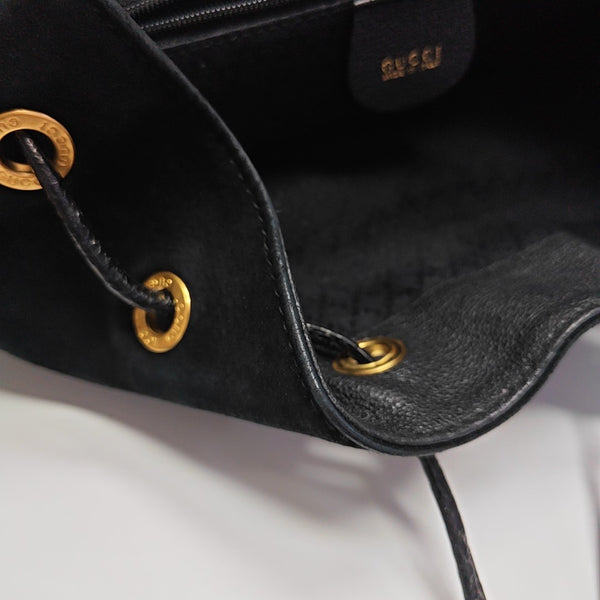 Bamboo 1947 Medium Suede Black