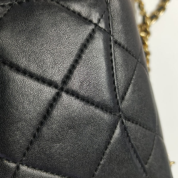 CLASSIC FLAP Mini Quilted Lambskin Black