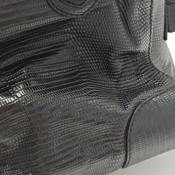 Calfskin Shoulder Bag Black