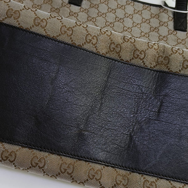 Monogram Canvas Tote Bag Brown