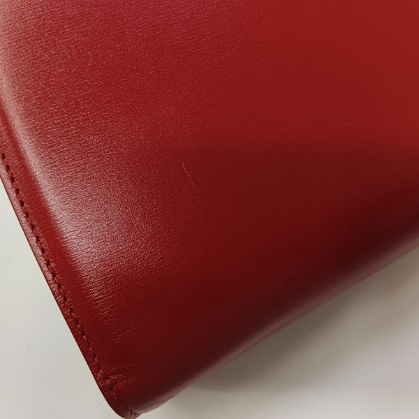 Gancio Small Calfskin Red