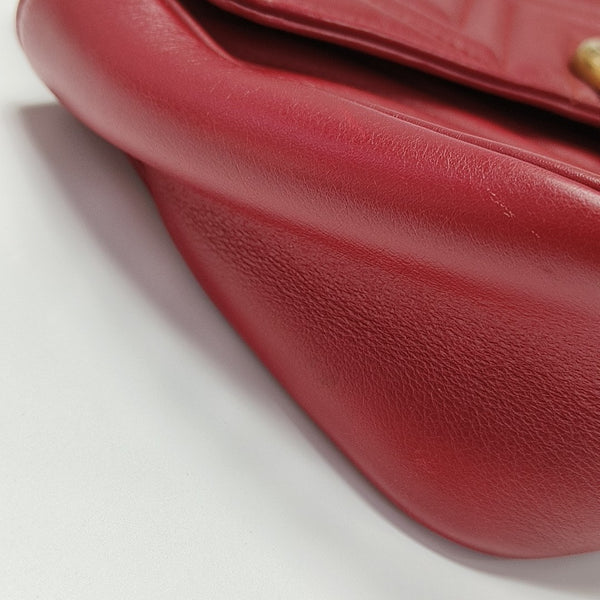 GG Marmont Medium Quilted Calfskin Red