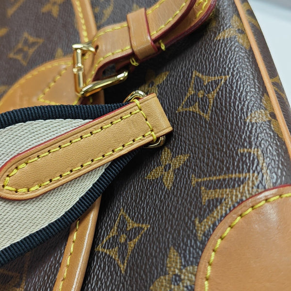 DIANE Monogram Coated Canvas Brown