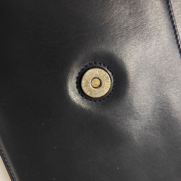 Calfskin Shoulder Bag Blue