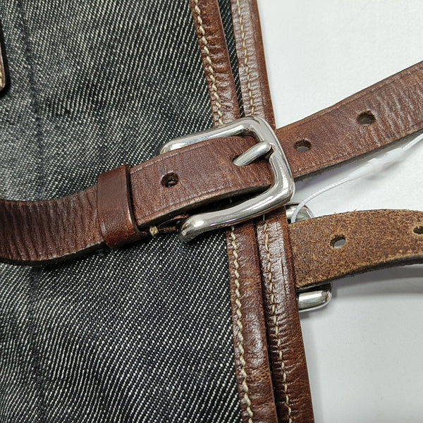 Denim Shoulder Bag Gray