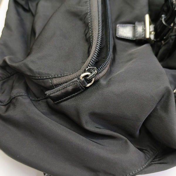 Nylon Backpack Black