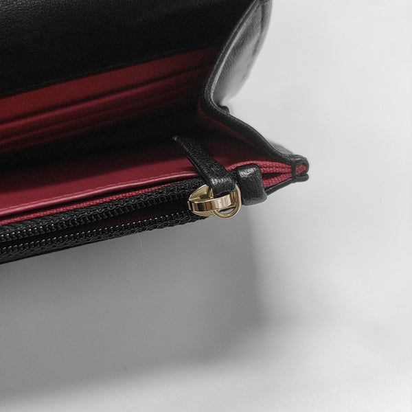 CHANEL 19 Small Quilted Lambskin Black