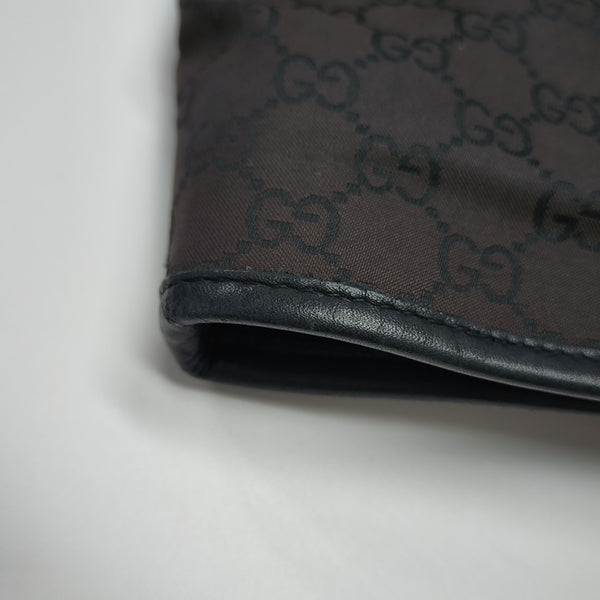 Monogram Canvas Tote Bag Brown