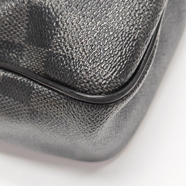 DANIEL Damier Graphite Coated Canvas Gray