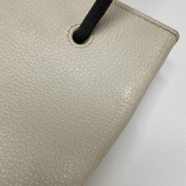 Shopping Bag Super Mini Calfskin White
