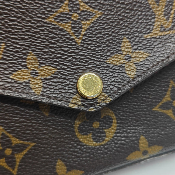 FÉLICIE Monogram Coated Canvas Brown