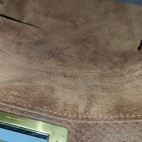 Peekaboo Medium Python Brown