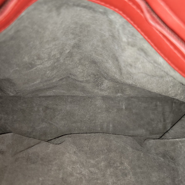 Lambskin Tote Bag Red
