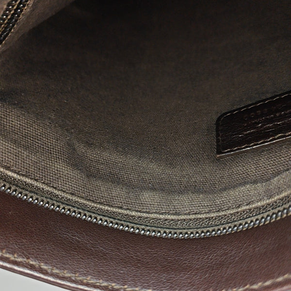 Calfskin Crossbody Bag Brown