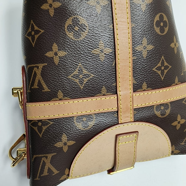 DUFFLE Monogram Coated Canvas Brown