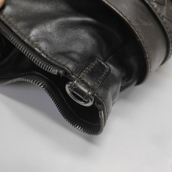 Calfskin Shoulder Bag Brown