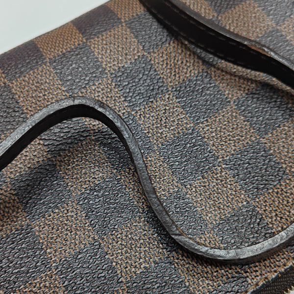EVA Damier Ebene Coated Canvas Brown