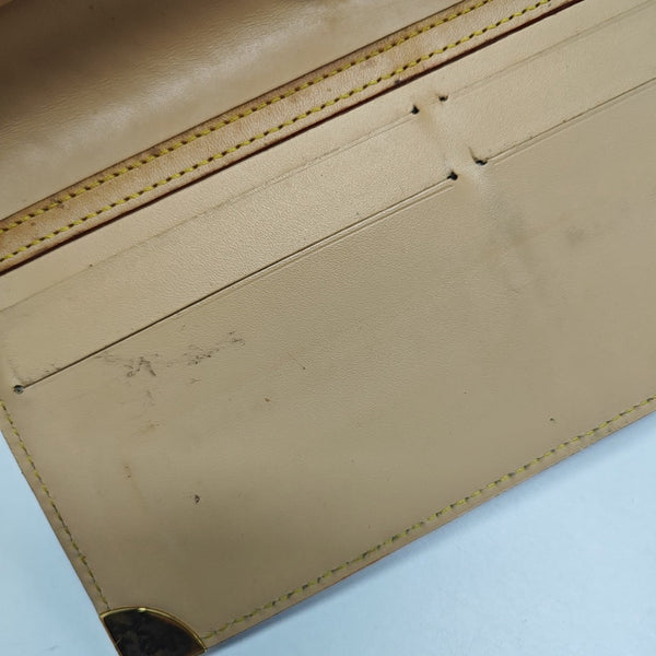 LV × TM INTERNATIONAL Monogram Coated Canvas White Wallet